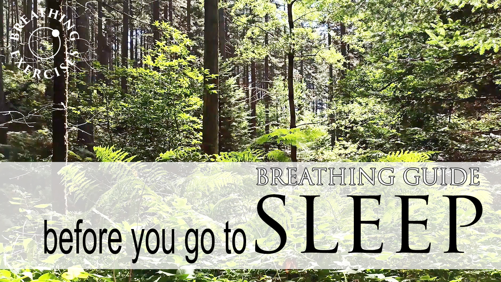 Breathing exercise for sleep