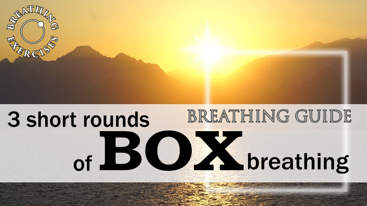 Equal breathing 4-6-8 sec | Breathing exercises